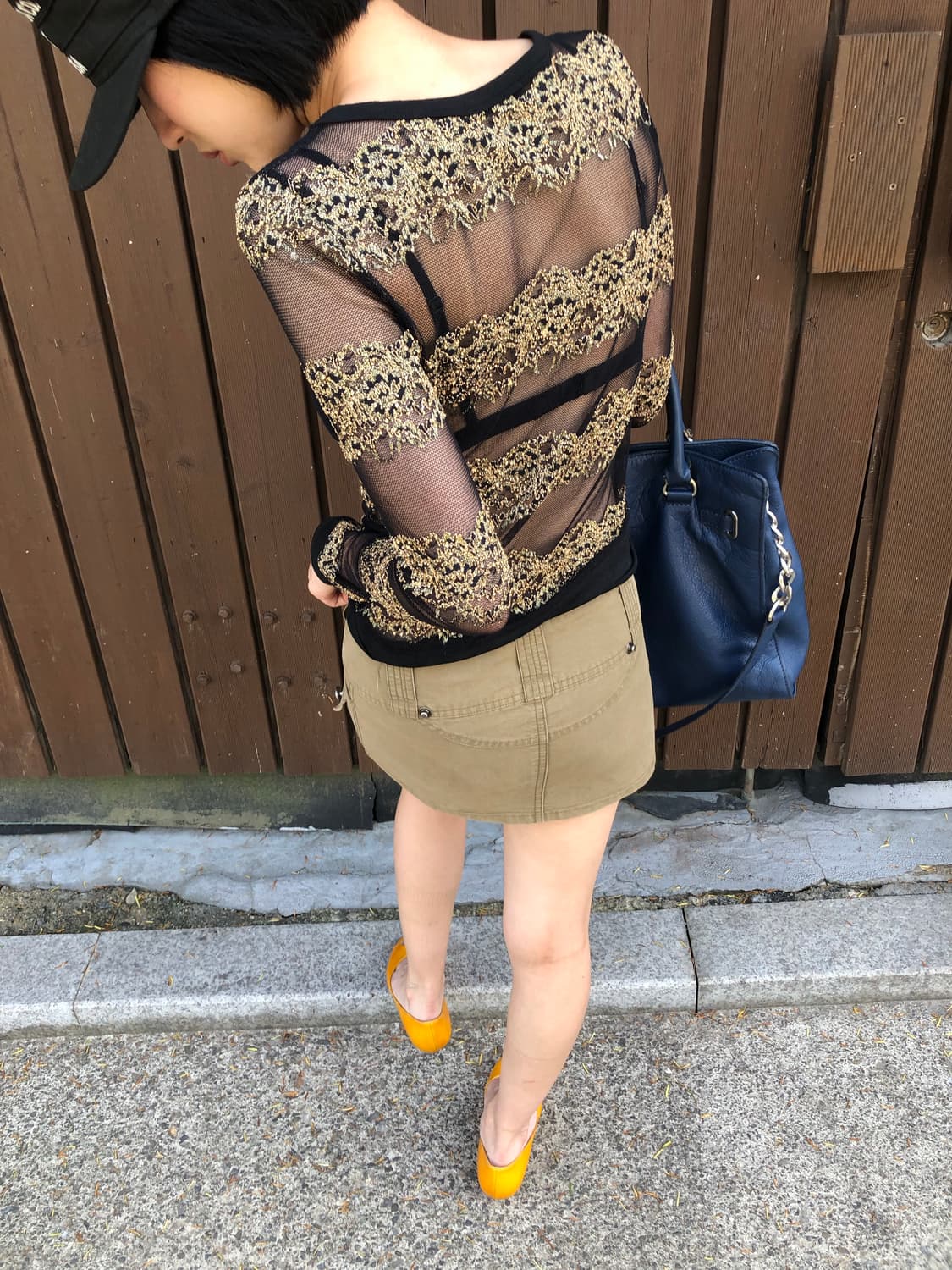 egoist khaki cargo mini skirt  상품이미지4