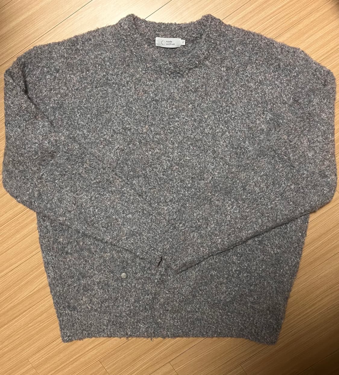노드아카이브 울 퍼지 크루넥 상품이미지3