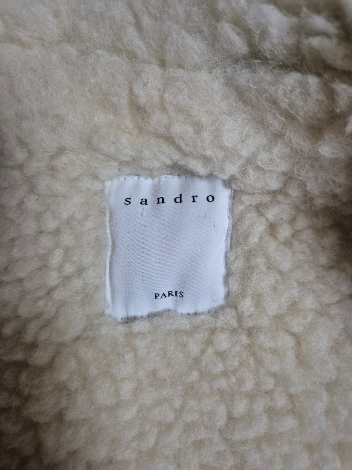 (S) 산드로옴므 시어링 트러커 자켓 상품이미지3