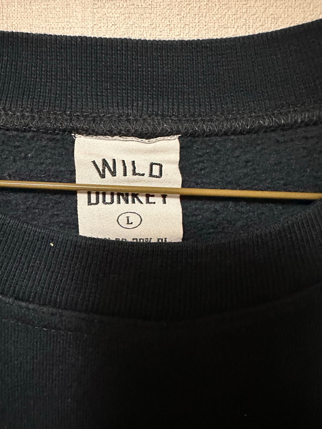 WILD DONKEY 네이비 맨투맨 L사이즈 상품이미지3