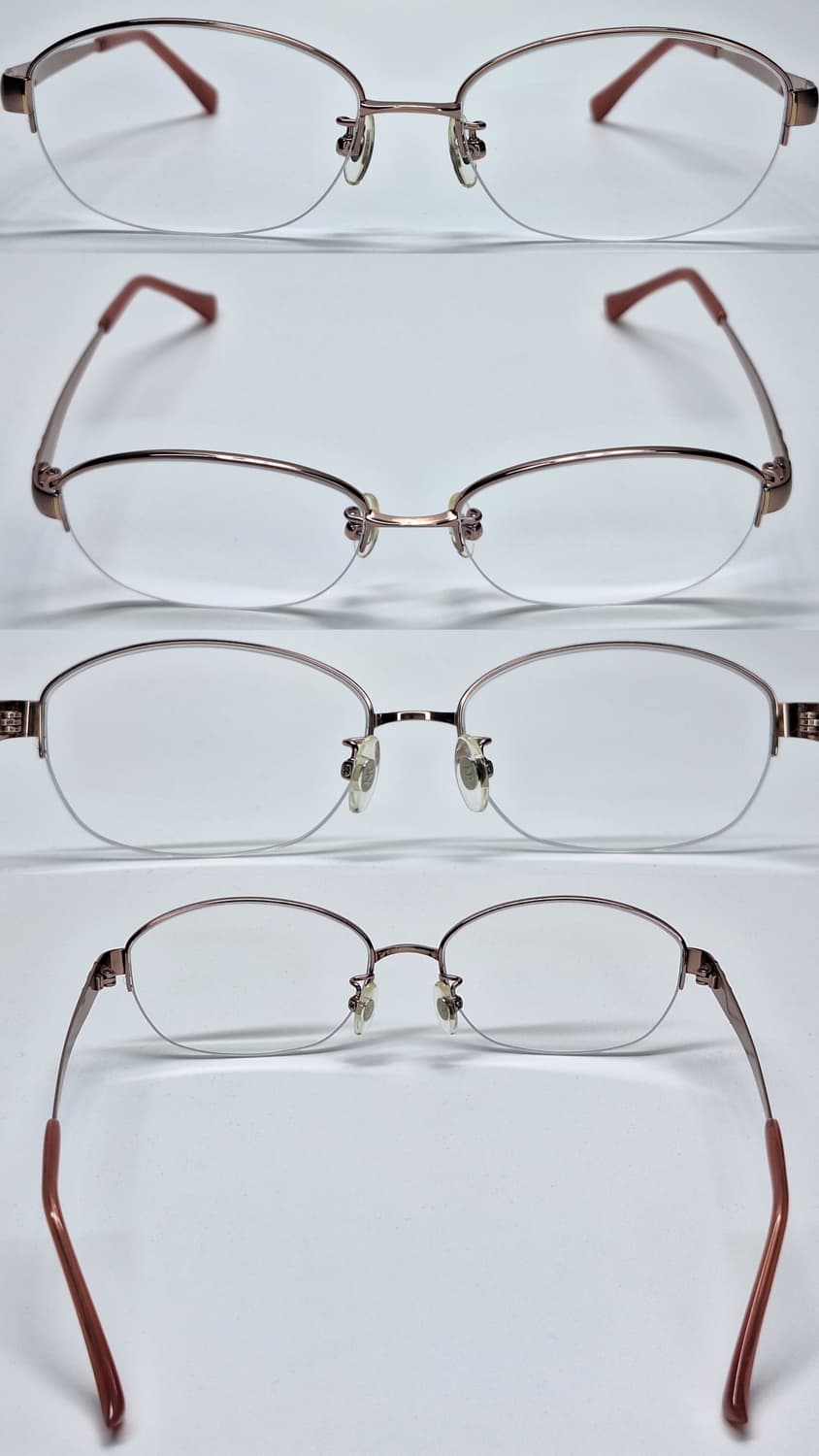 니나 리치 NINA RICCI NR27527 티타늄 반무테 안경테/일본  상품이미지3