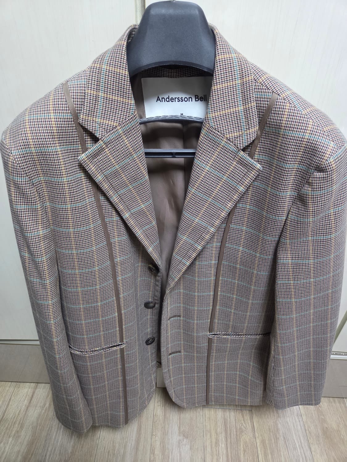 앤더슨벨 체크블레이저 M 상품이미지1