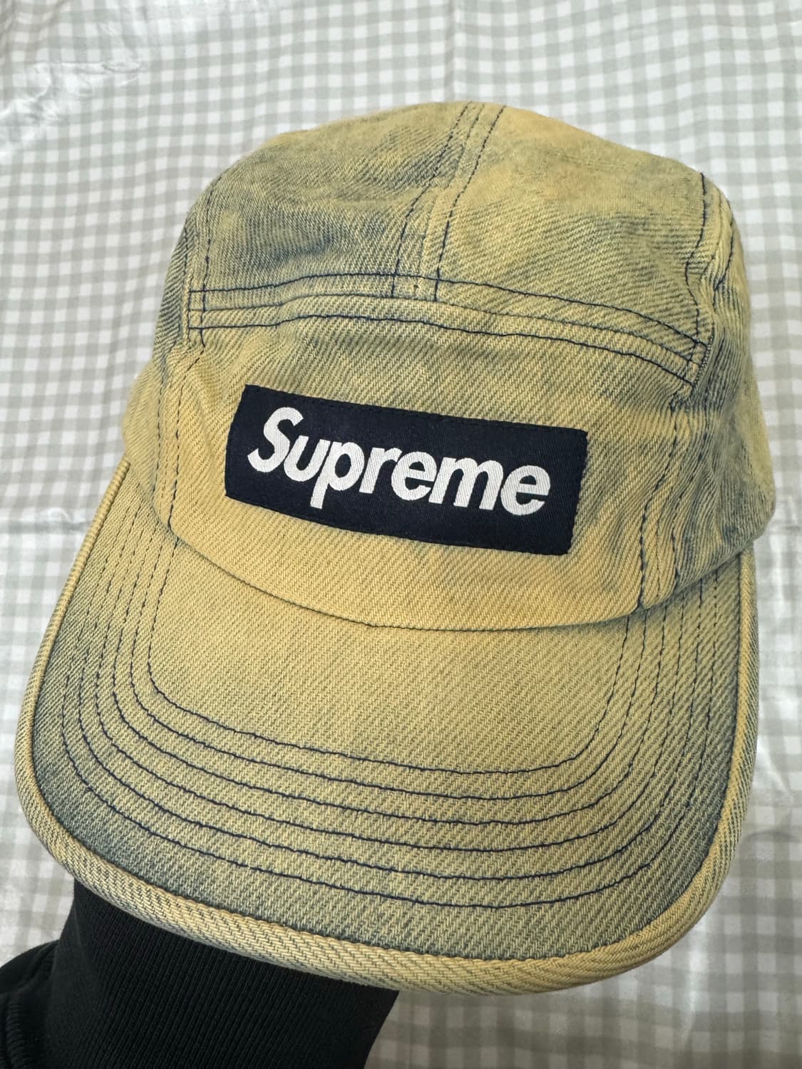 [OS] 슈프림 워시드 치노 트윌 캠프캡 더티 인디고 상품이미지1