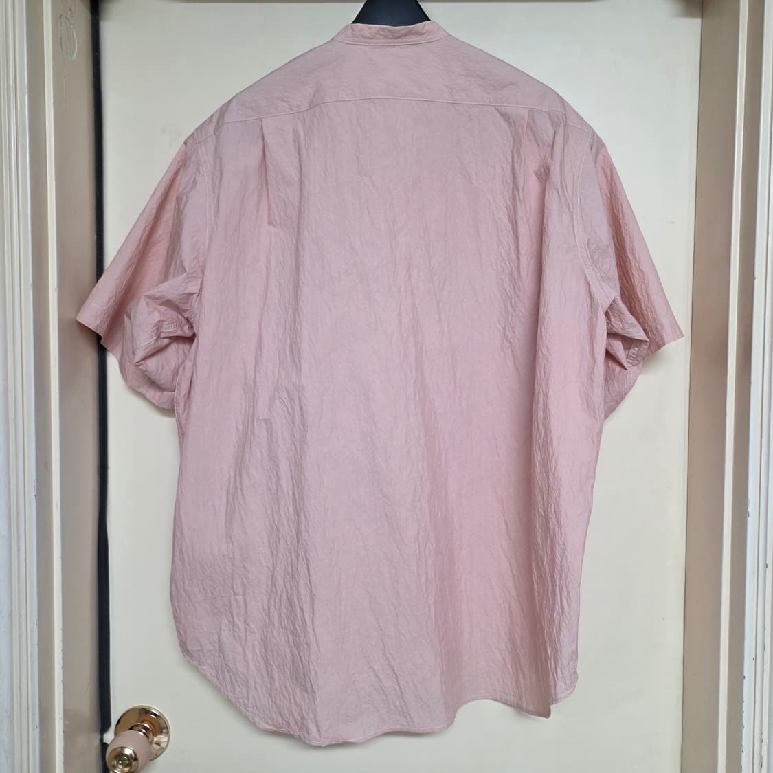 [XL] 하버색 코튼 린넨 밴드카라 셔츠 상품이미지5