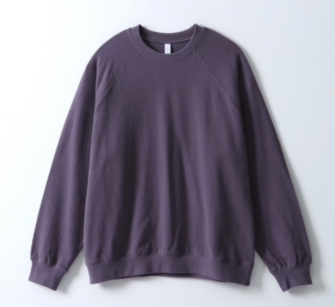 우드비 스웻셔츠 워시드 퍼플 2 상품이미지1