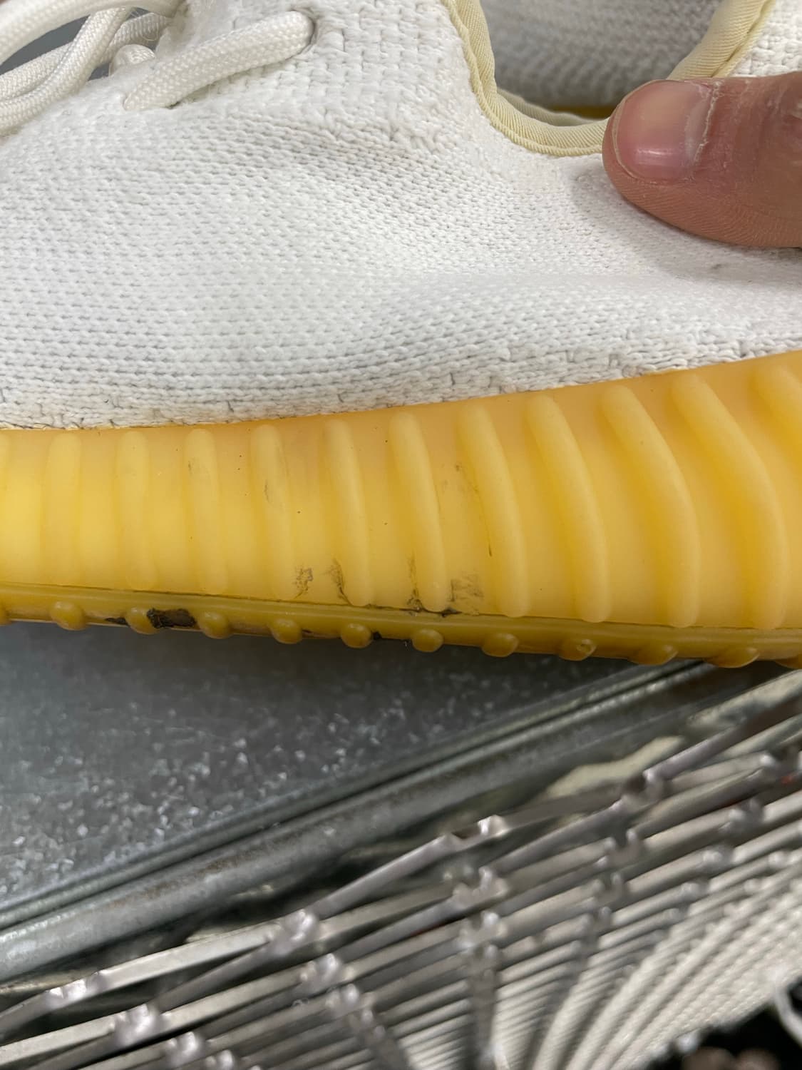 아디다스 이지 부스트 350 크림 트리플 화이트 260 (gr-4351) 상품이미지9