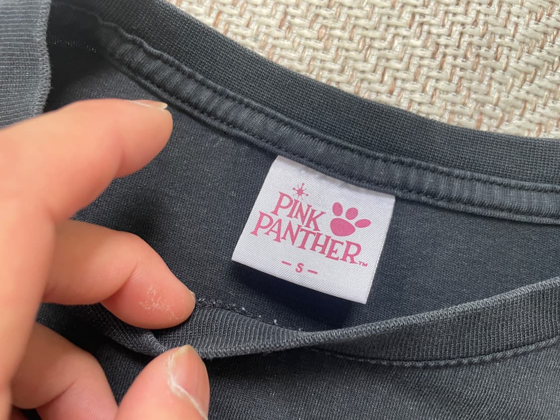 빈티지 핑크팬더 일러스트 반팔티셔츠  상품이미지3