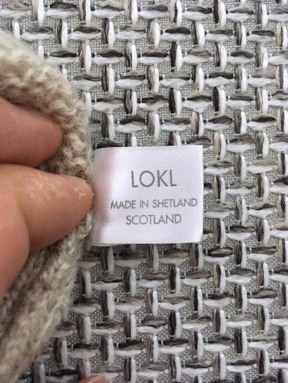 Real shetland wool shaggy dog crewneck 상품이미지5