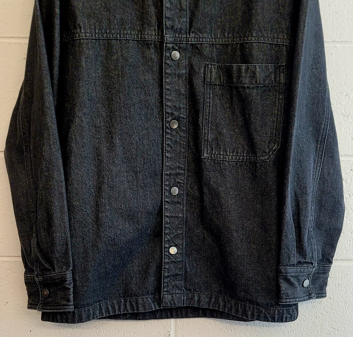 프로젝트엠 블랙데님 셔츠형자켓(셔켓) 판매 상품이미지4