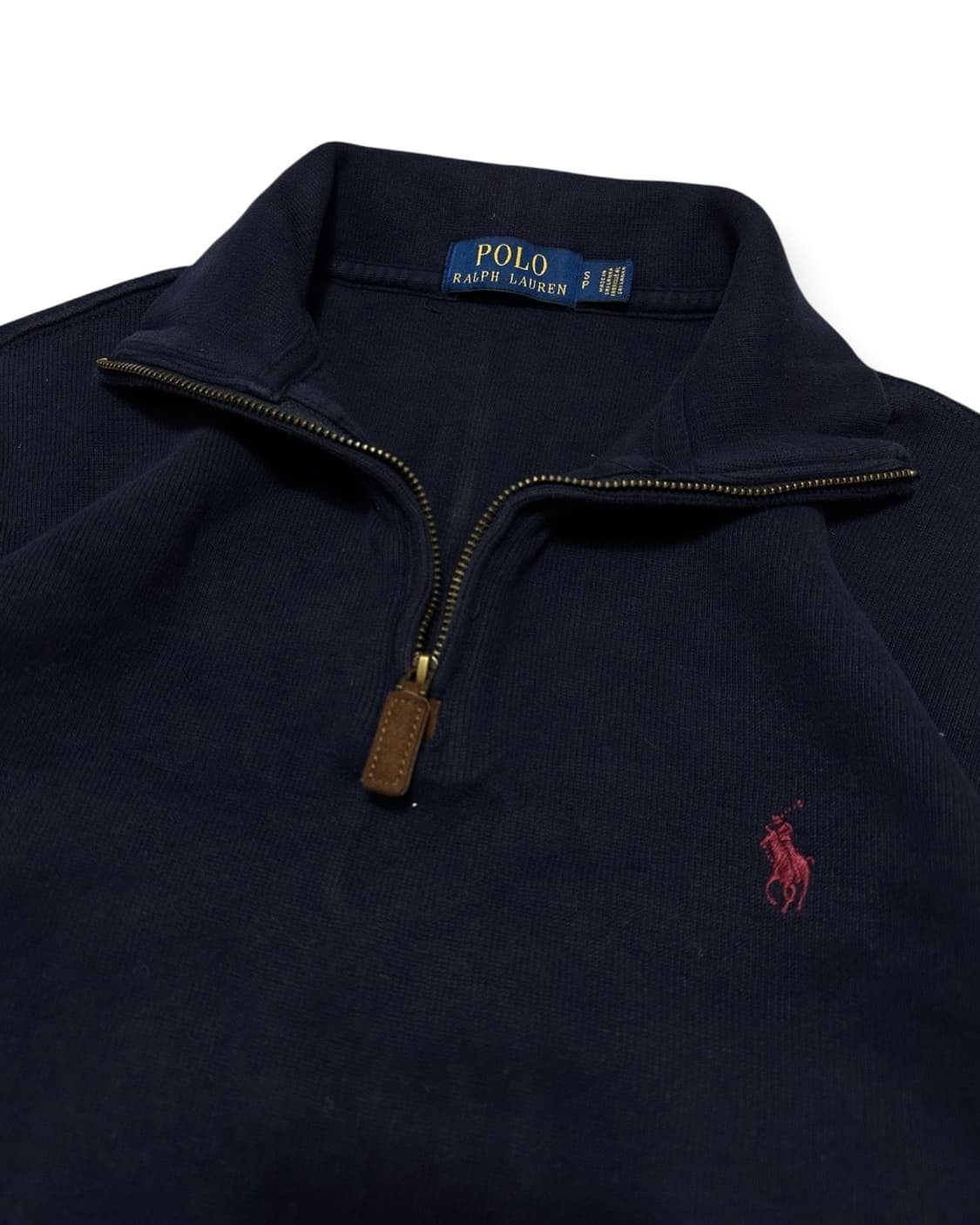 폴로 랄프로렌 네이비 반집업 니트 상품이미지3