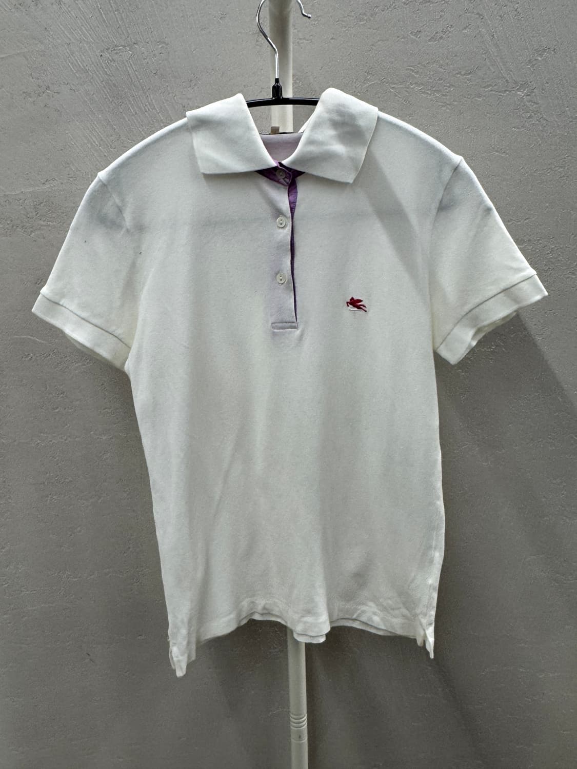 Etro 화이트 카라 반팔 44 상품이미지2