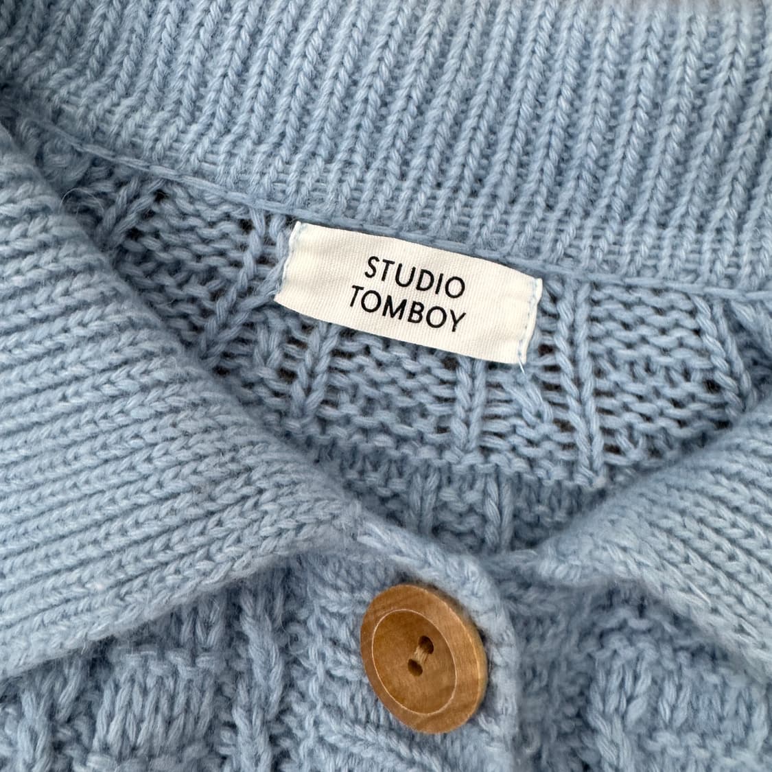 여성용 FREE 스튜디오톰보이 케이블 니트 가디건  상품이미지5