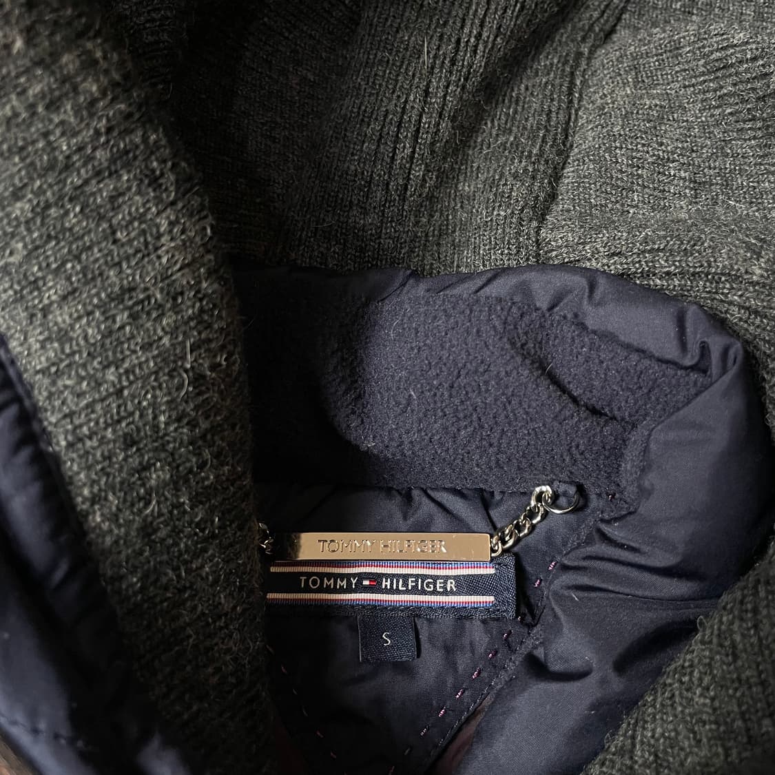 타미힐피거 네이비 경량 패딩 자켓 S 상품이미지4
