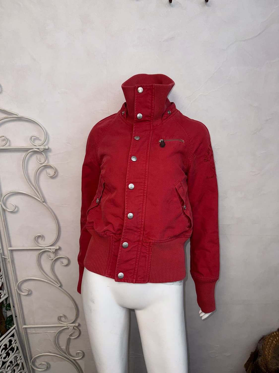 DIESEL red button detail blouson  상품이미지8