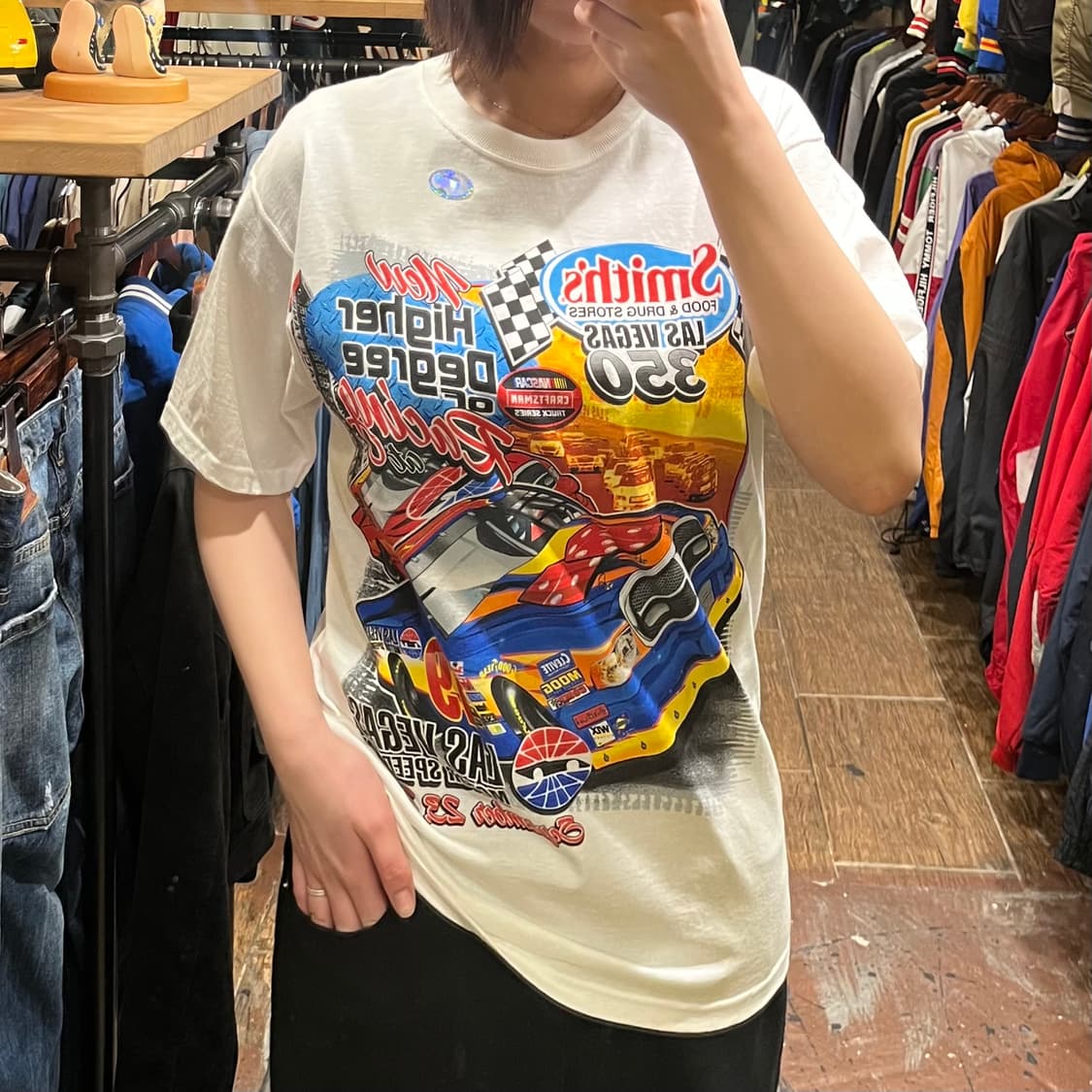 [HI] 빈티지 반팔 티셔츠 화이트 상품이미지1