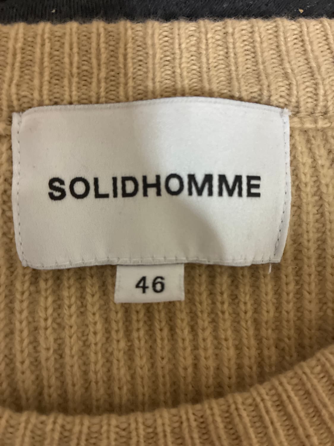 정픔 솔리드 옴므 가오리 니트입니다!! 상품이미지2