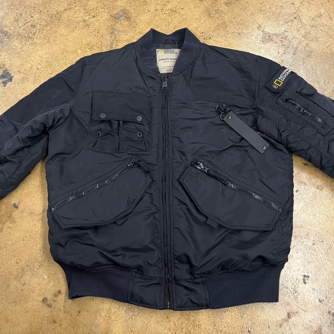 [정품/L] 내셔널지오그래픽 유틸리티 블랙 자켓 b17 상품이미지3