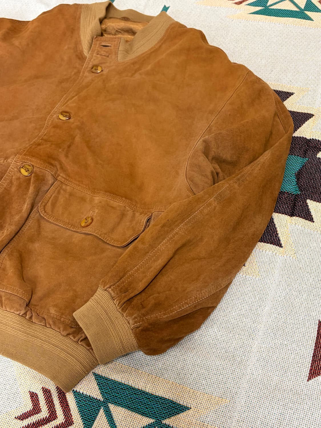 Suede A1 round blouson / 스웨이드 봄버 블루종 상품이미지2