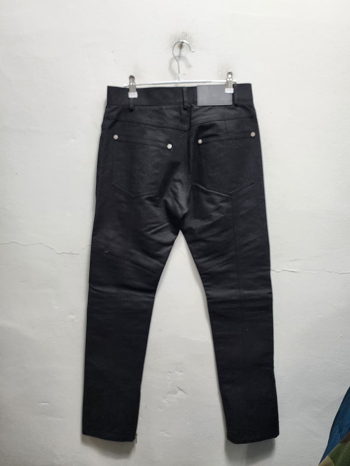 R4 SEOUL ykk지퍼 디테일 블랙 팬츠 상품이미지2