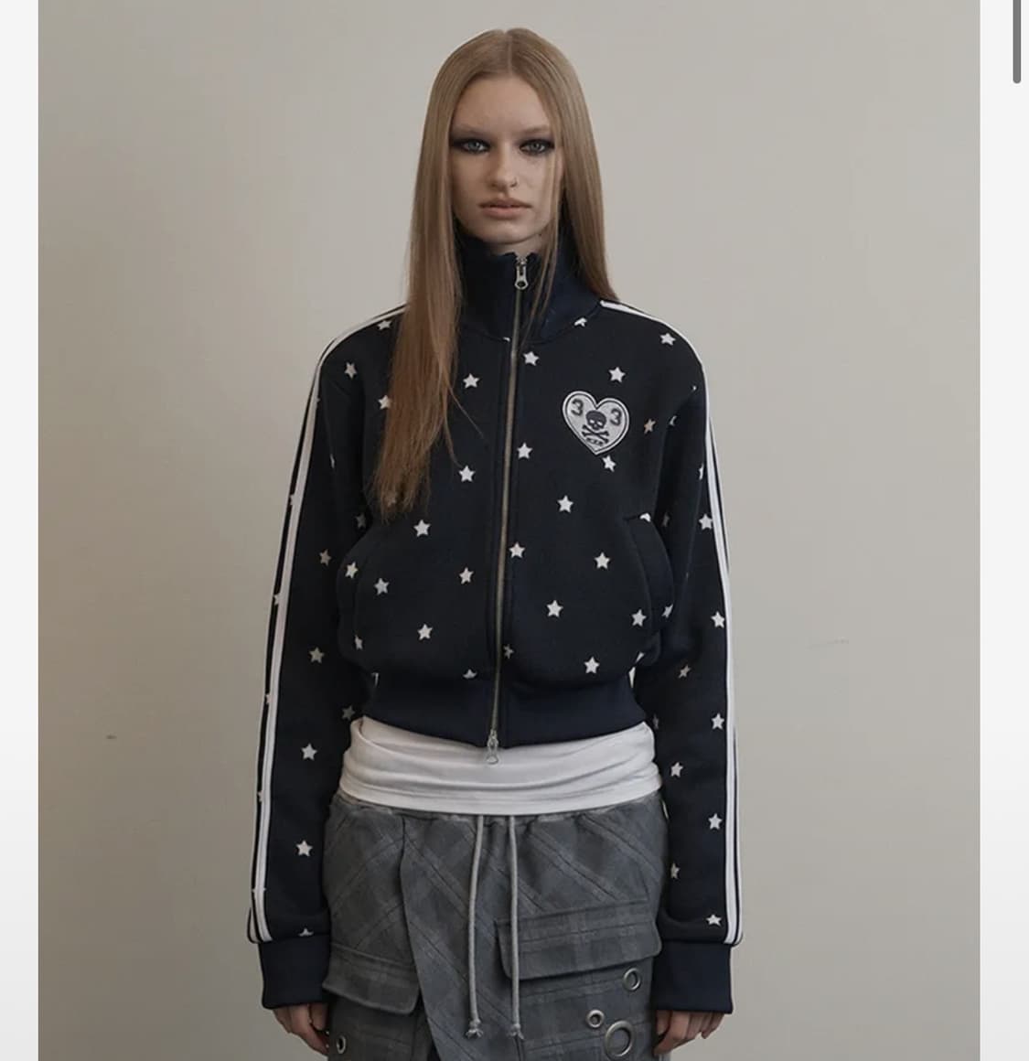 SETUP EXE star sporty zip-up 상품이미지1
