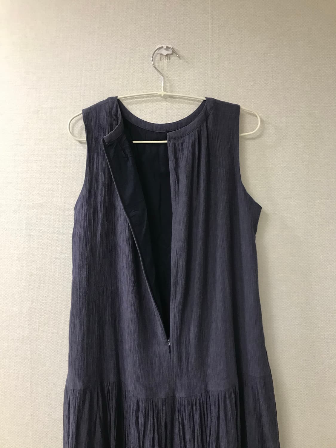 IENA navy long one-piece 네이비 슬리브리스 롱 원피스 상품이미지7