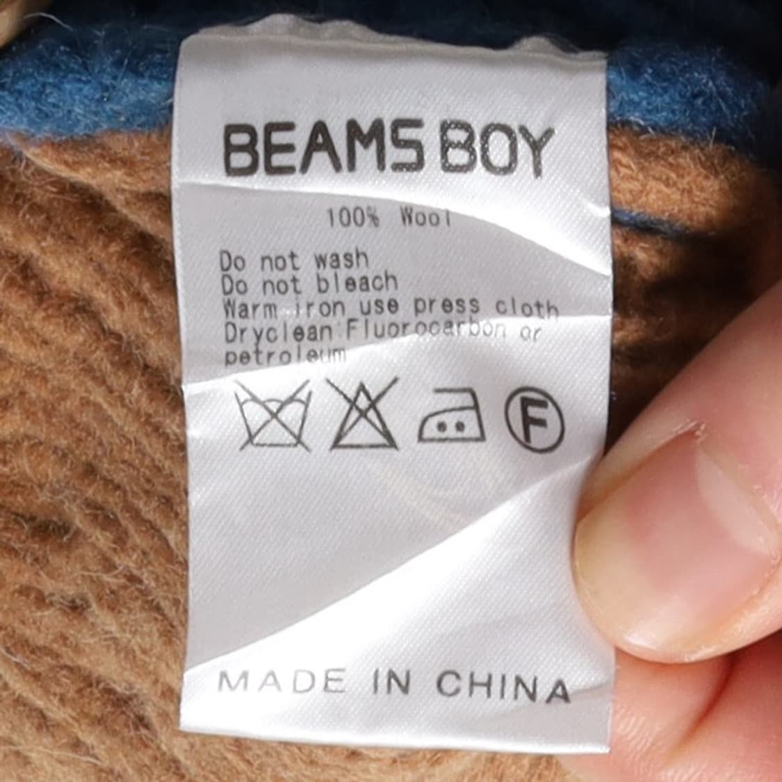 빔즈 보이 Beams Boy Wool Cable Knit Cardigan 상품이미지9