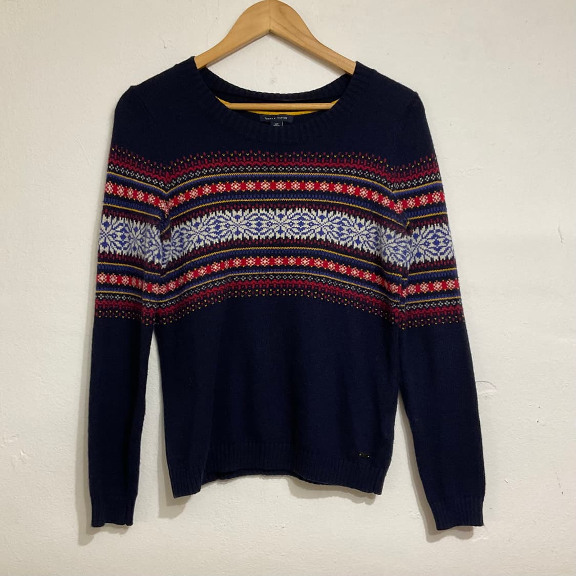 타미 힐피거 엘보 패치 페어아일 니트 상품이미지2