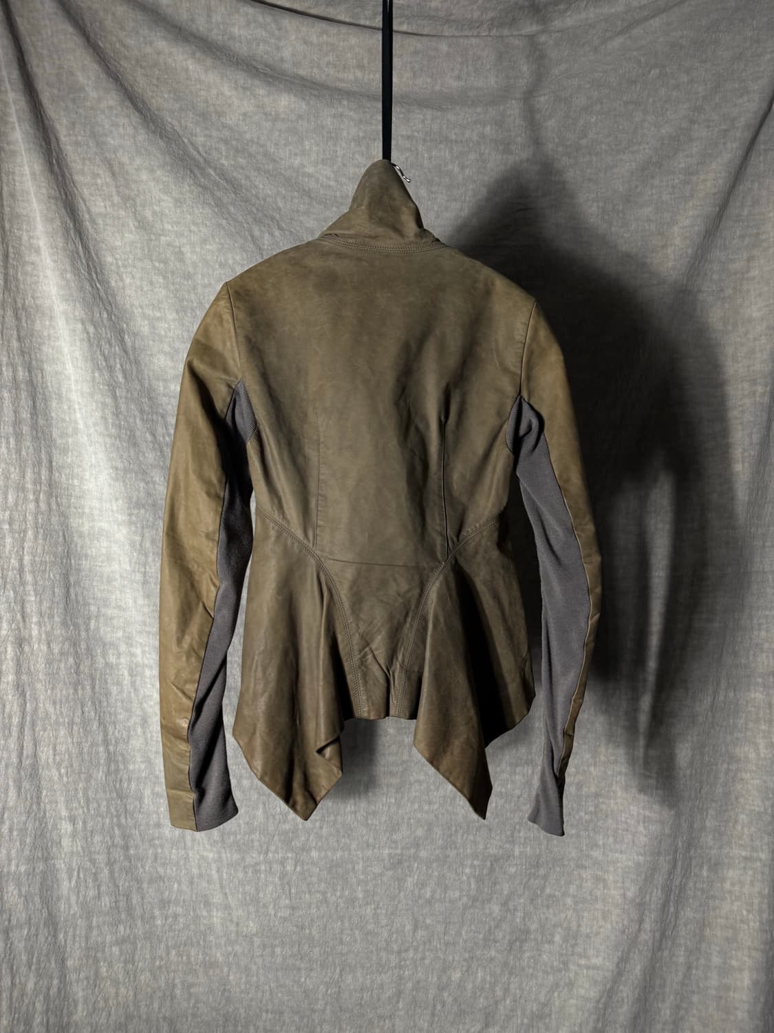 Rick Owens High Neck Leather Jacket 상품이미지6