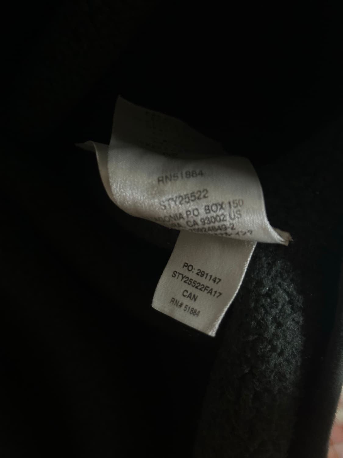 파타고니아 반집업 플리스 다크 그린 상품이미지5