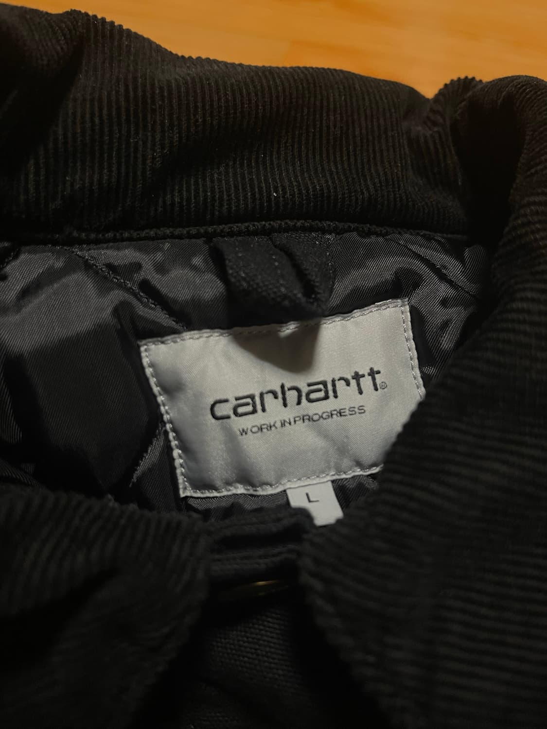 [L] 칼하트윕 OG 초어 코트 자켓 스톤 캔버스 라지 상품이미지2