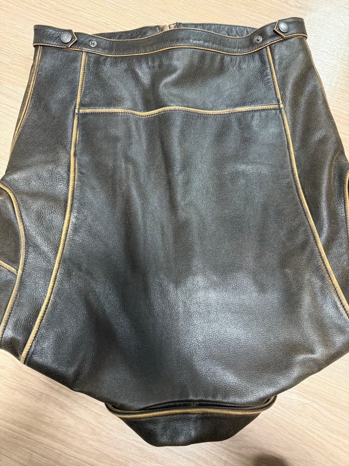 TheOpen Product 브라운 가죽 자켓 상품이미지4
