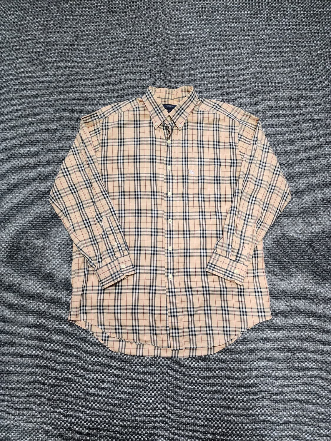 버버리 클래식 노바 체크 로고셔츠 L사이즈  상품이미지1