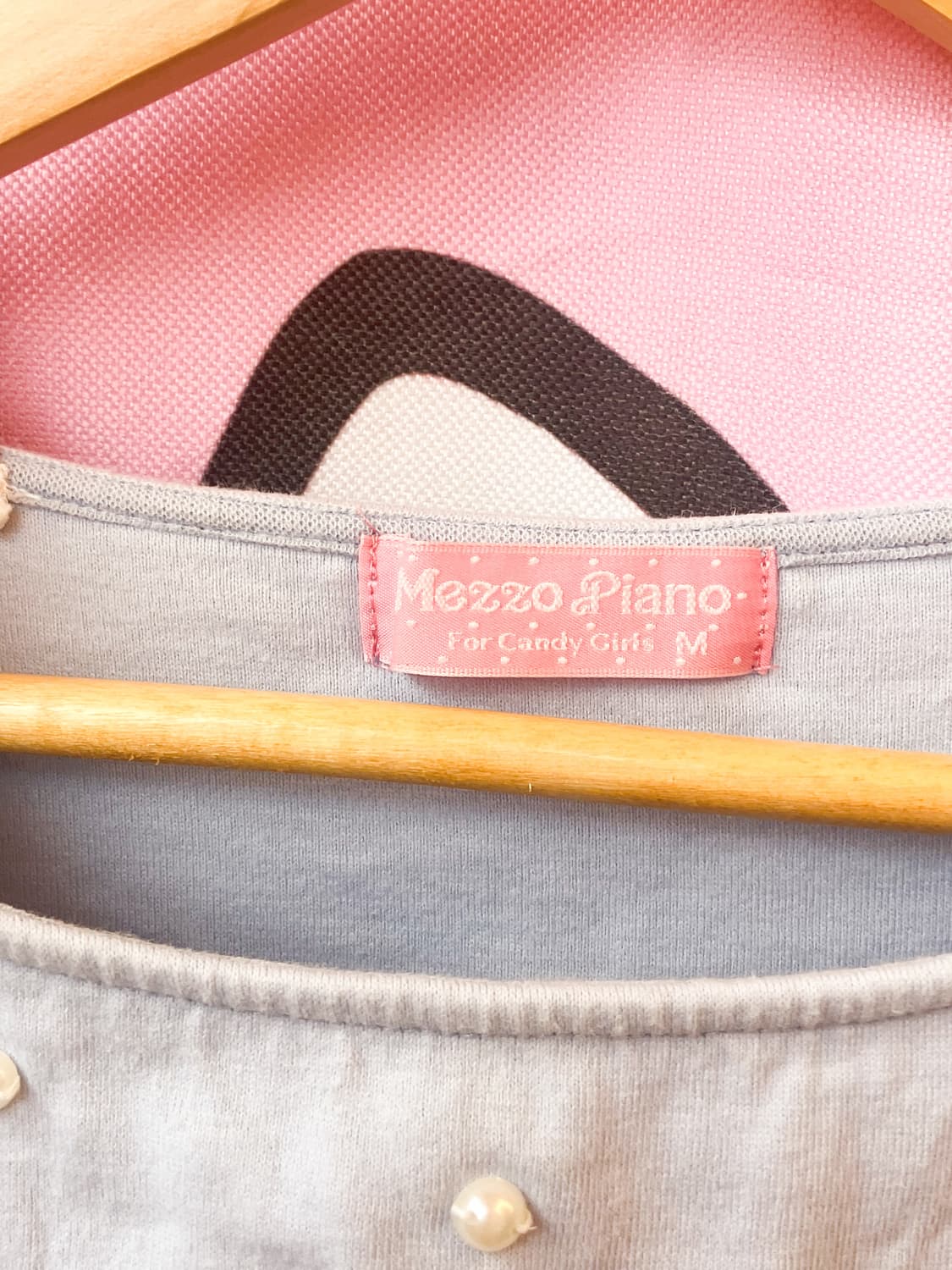 메조피아노 소다맛 리본 반소매 티셔츠 상품이미지5