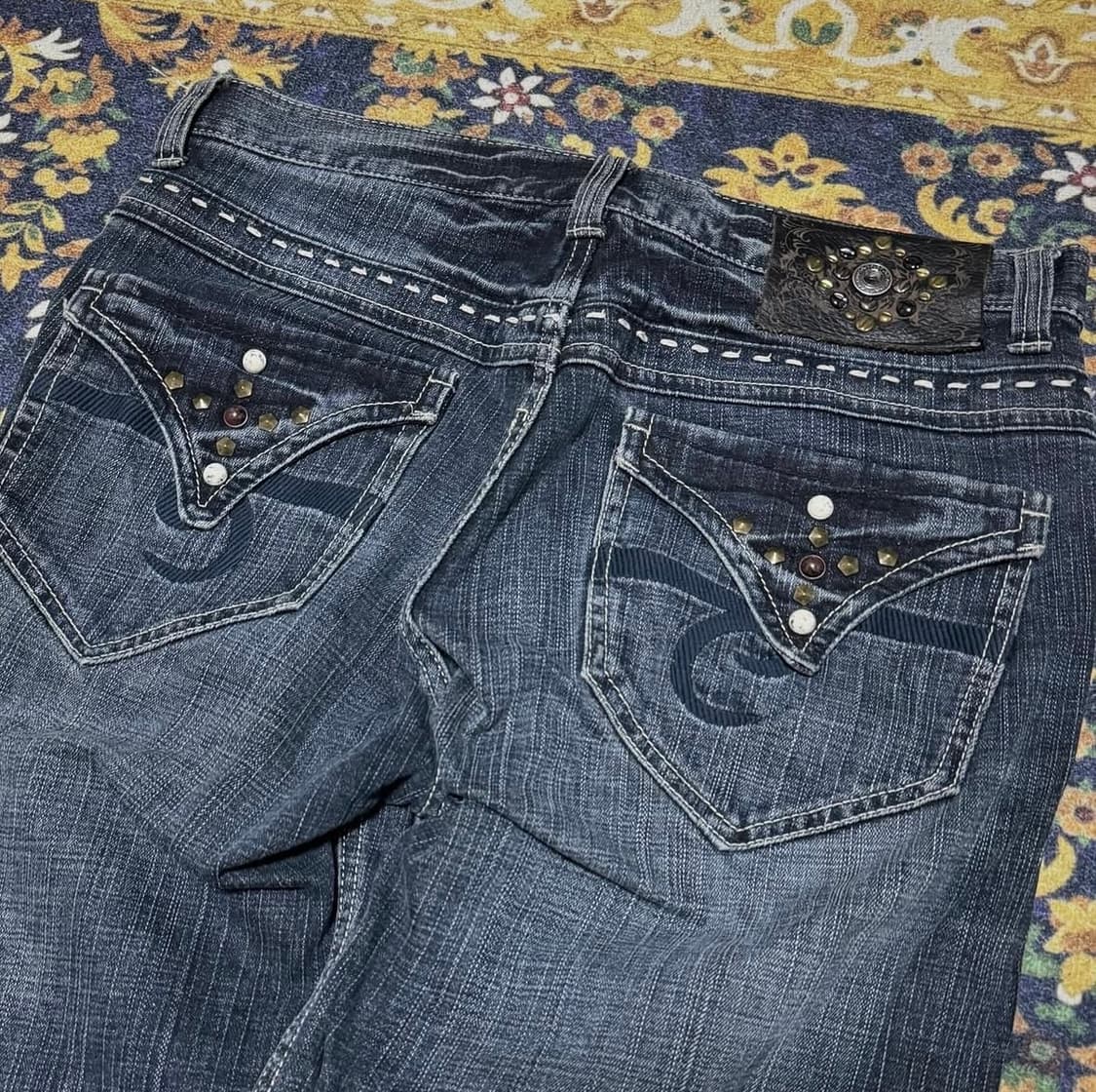 [재패니즈]Oririn Premium GemStone 젬스톤 데님팬츠 상품이미지1