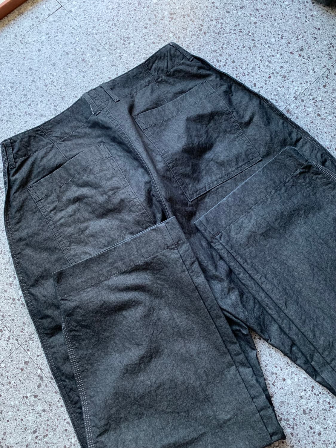 22ss 언어펙티드 콘트라스트 스티치 데님 팬츠 M 상품이미지4