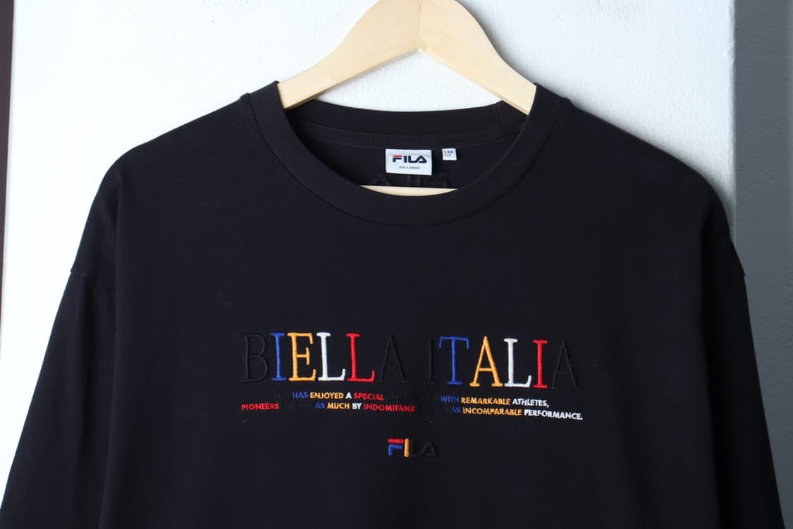 (2XL) 휠라 반팔 티셔츠 빅사이즈 레터링 올드스쿨-H32188 상품이미지3
