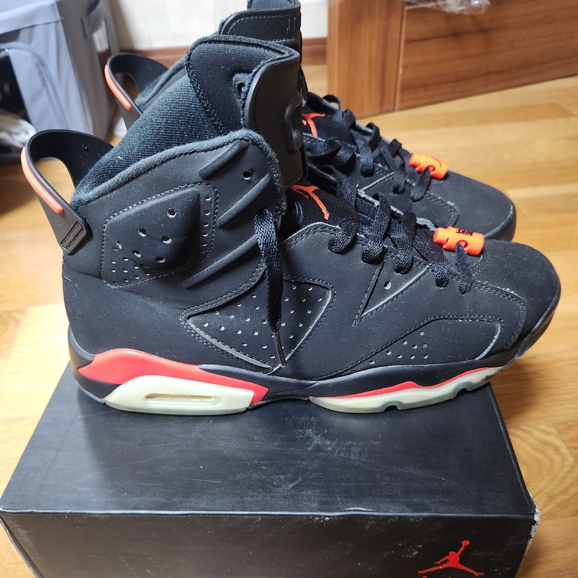 2014 조던6 블랙인프라레드 275 상품이미지4