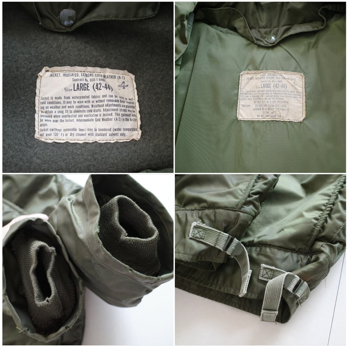 60s USN 미해군 A-1 덱자켓 내피포함 상품이미지6