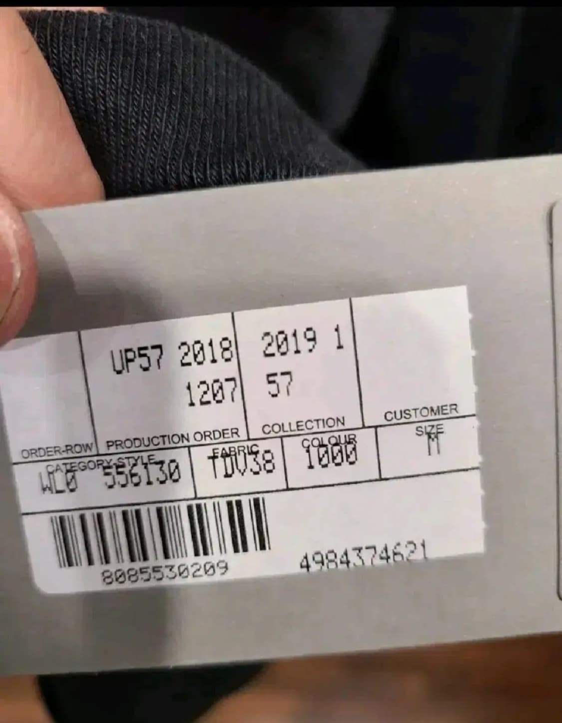 새상품 정품 발렌시아가 스피드헌터 오버핏 후드 블랙 네온 M 두툼함 상품이미지8