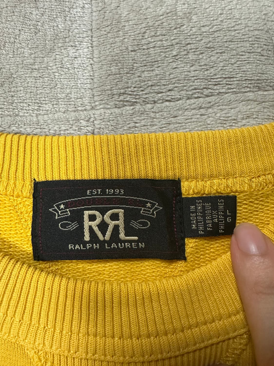 [L]더블알엘 맨투맨 상품이미지2