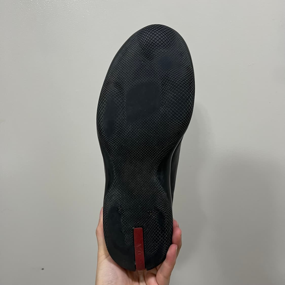 Prada Sports Logo Pointed Loafers 상품이미지8