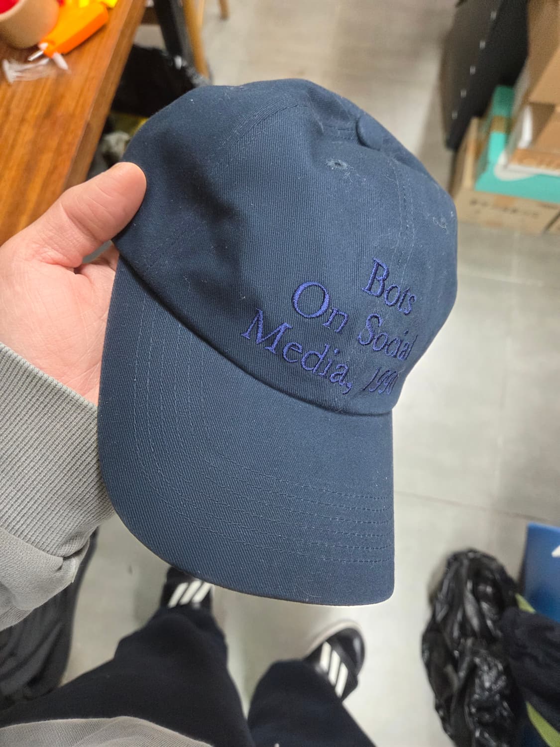 매스노운 타블로이드 워싱 코튼 모자 프리  상품이미지6