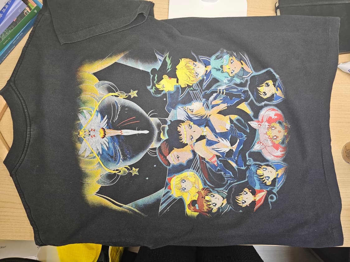 USA 세일러문 양면프린팅 빈티지 티셔츠 Fruit of the loom 상품이미지3