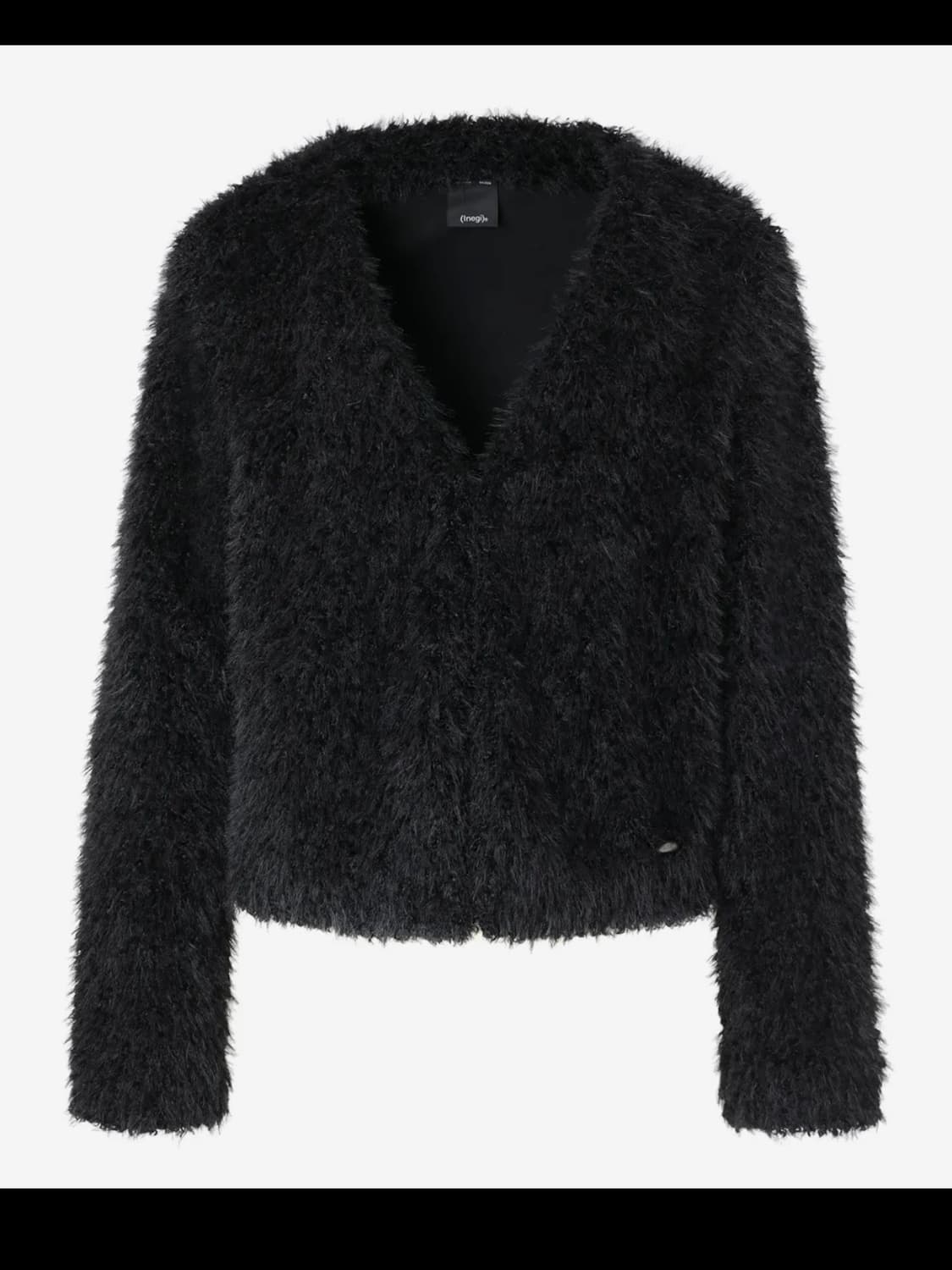 이네기 페더 퍼 가디건  상품이미지1