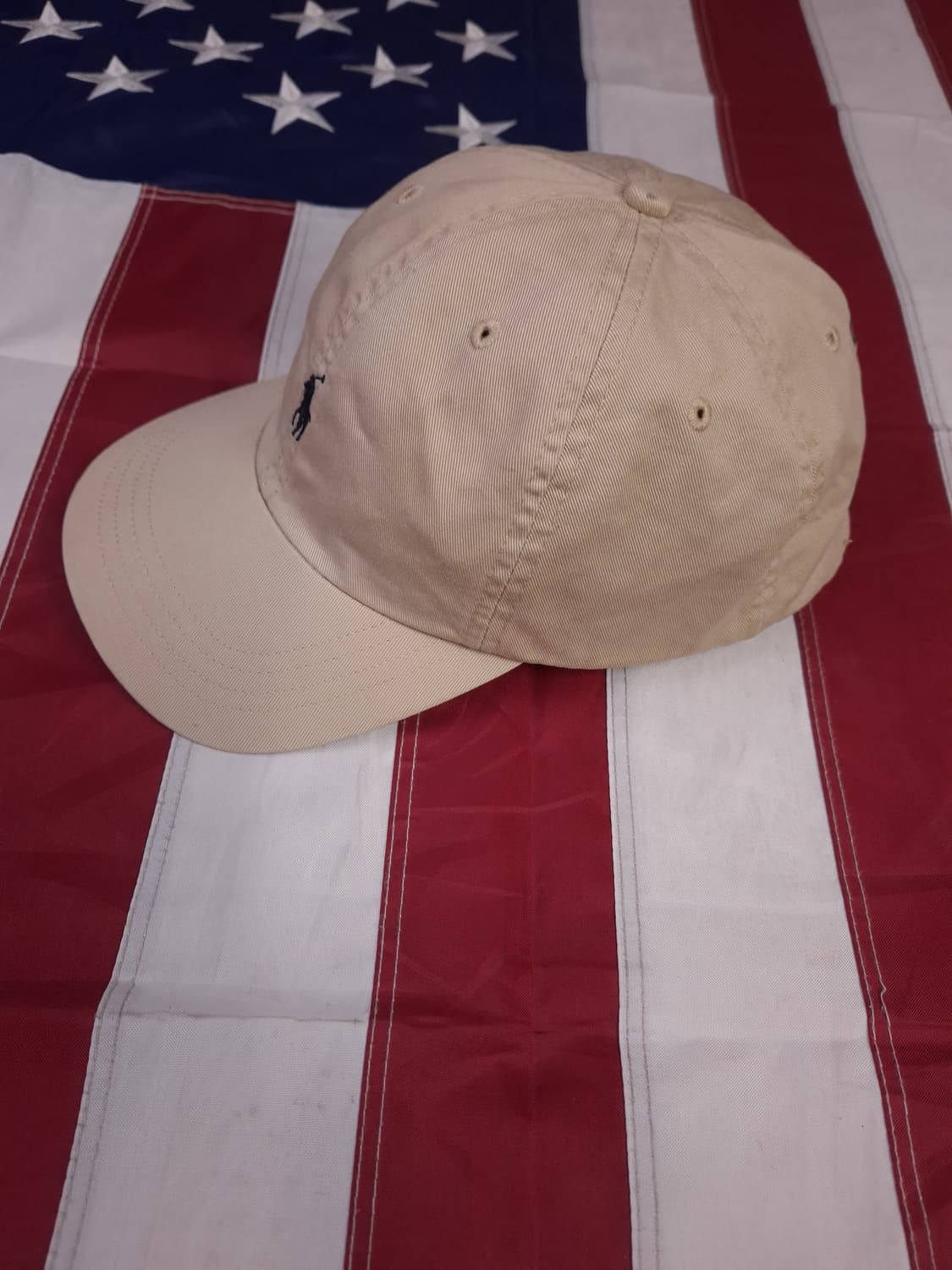 오리지날 랄프로렌폴로 베이지 볼캡 상품이미지5