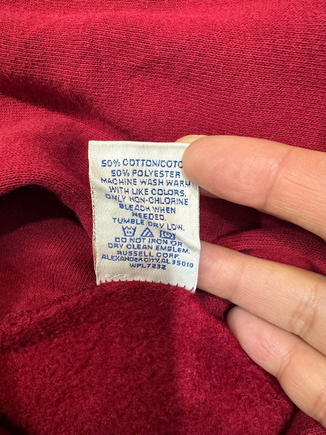 90s 러셀 빈티지 스웻 후드티 (2XL)   상품이미지6