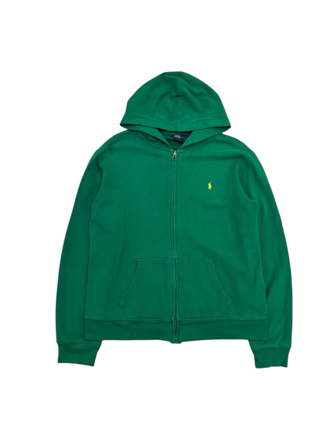 폴로 랄프로렌 기모 후드집업 그린 XL #csz2181 상품이미지3