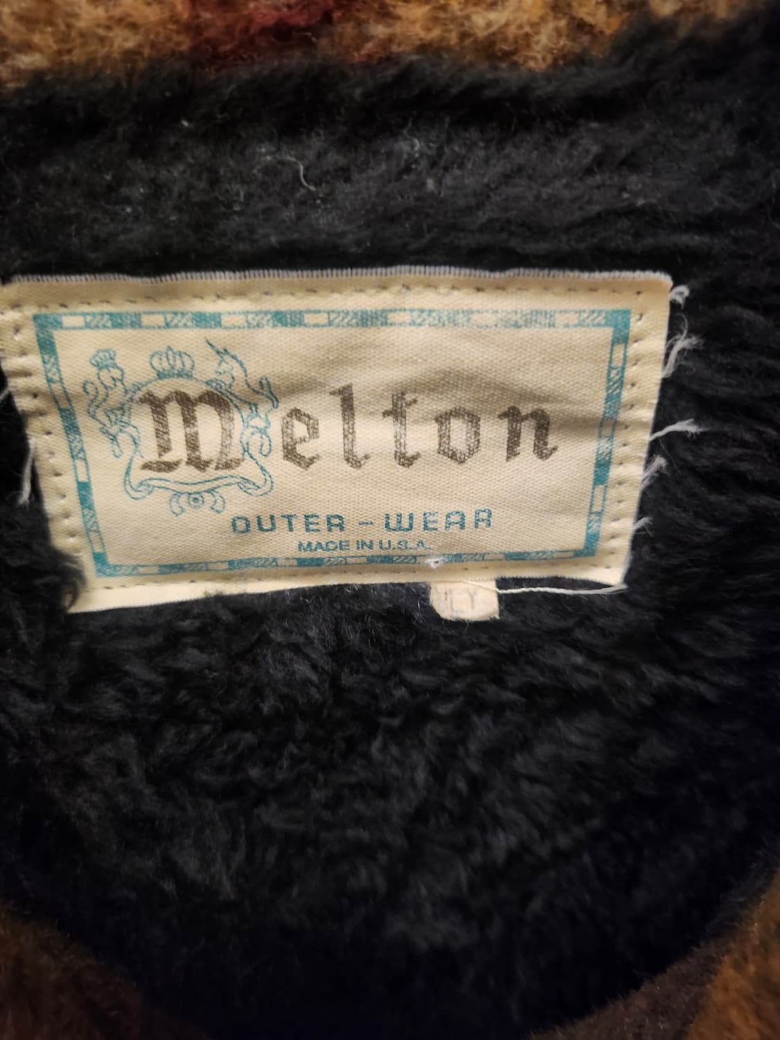 70s Melton USA Ombre  wool jacket 상품이미지5