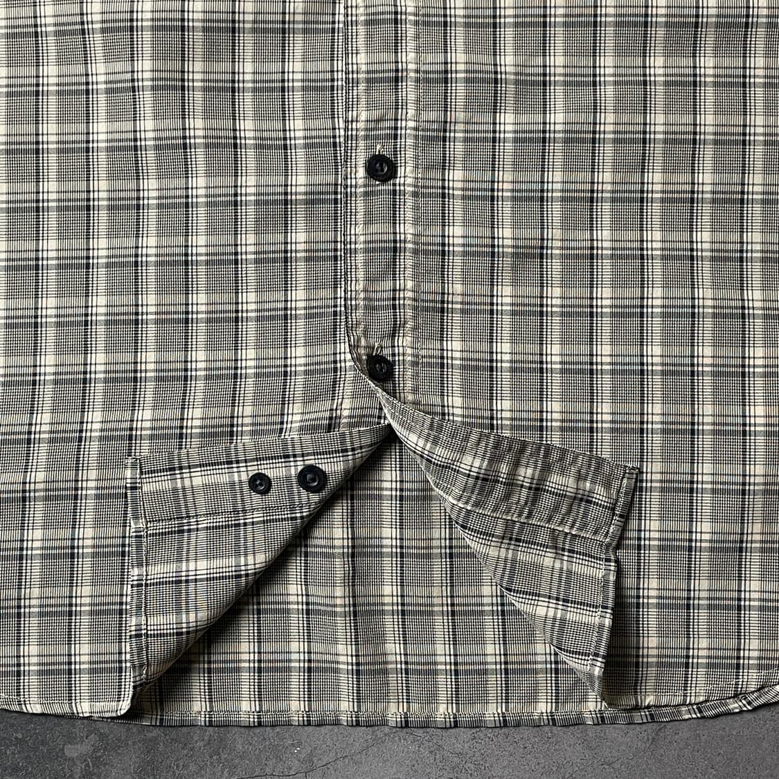 THE NORTH FACE 노스페이스 빈티지 그레이 체크셔츠 A00512 상품이미지4