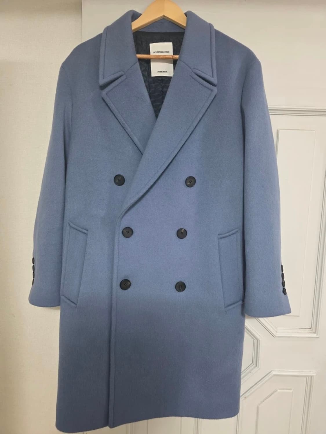 앤더슨벨 유니섹스 캐시미어 올슨 오버사이즈 코트 M 상품이미지1